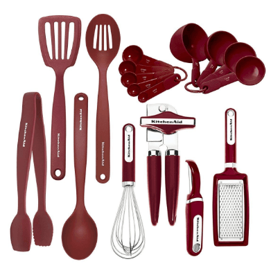 KitchenAid廚房工具組-17件(二色選)