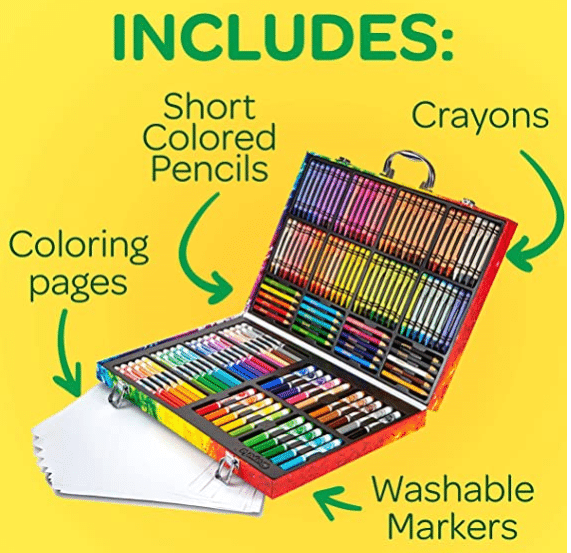 Crayola Inspiration Art Case Coloring Set , Gift for Kids, 140 Art Supplies 閃購特價-僅限今日